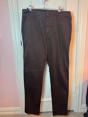 Good Man Brand Dark Brown Chinos - Straight Leg